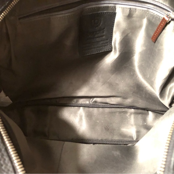 Bugatti Grinta Brief Bag Medium Black Distressed Leather or Laptop Bag - Picture 7 of 12